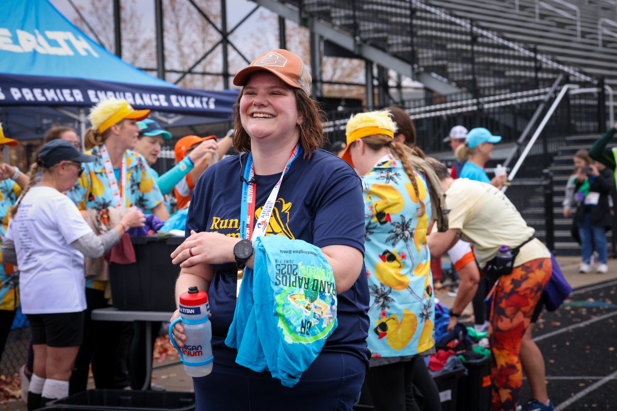 Destiny Smith smiling at The Leftover Run